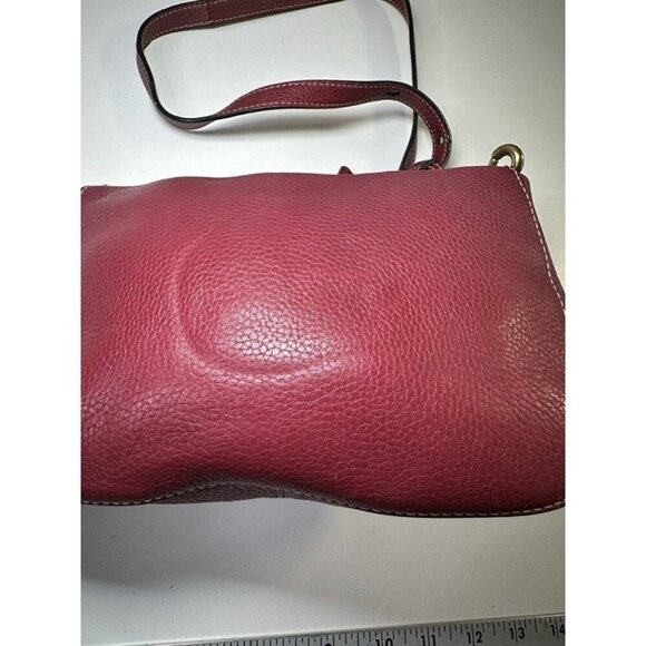 Marc Jacobs Red Pebbled Leather Crossbody - Picture 4 of 11